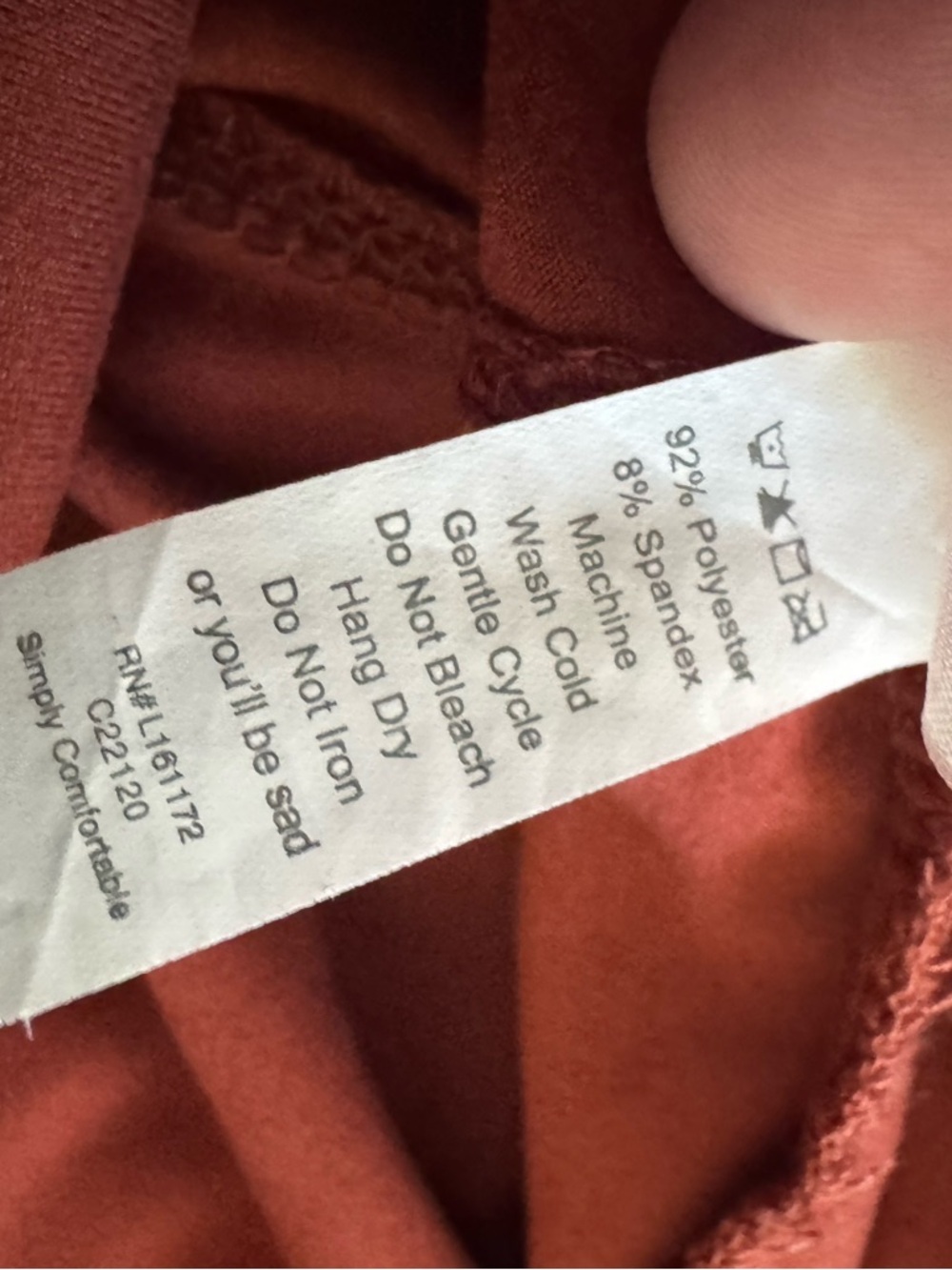 EUC TC Tall & Curvy LuLaRoe Solid Deep Rust Buttery Soft Leggings - Picture 8 of 9